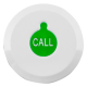 iBells Plus K-X1 влагозащищённая кнопка вызова (белый/зелёный), фото 3